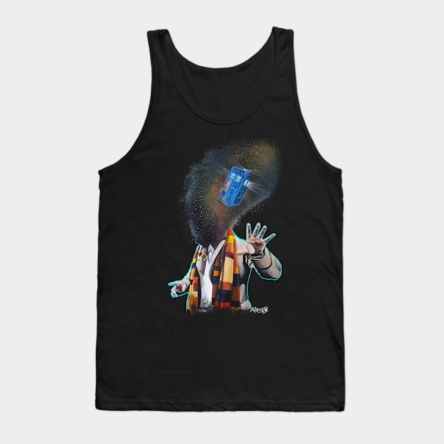 4th Doctor Tank Top by Art87jr